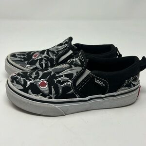 Vans Black and Gray Kids Sneakers